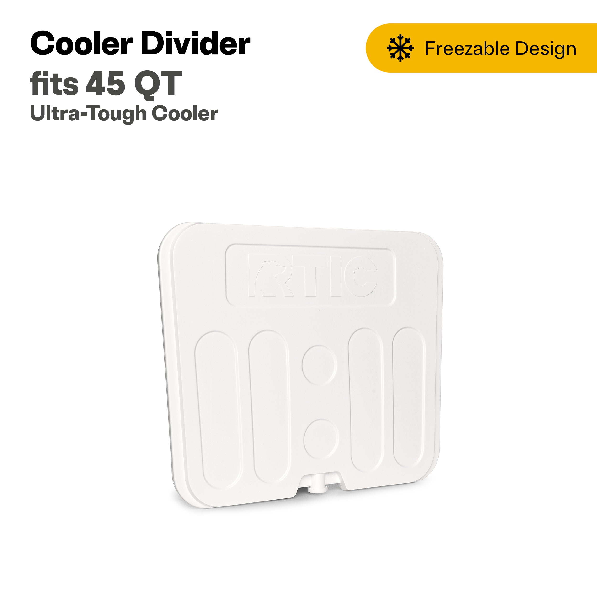 Ultra-Tough Cooler Freezable Divider