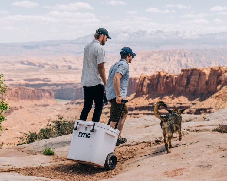 45 QT Ultra-Tough Wheeled Cooler